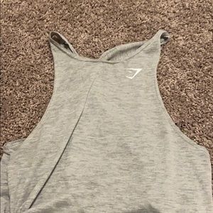 gymshark gray tank shirt